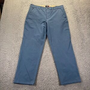 Dockers Chino Pants Mens 34x30 Blue Cotton Blend Stretch Straight Smart 360 Knit